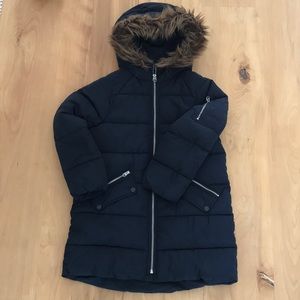 Zara girls puffer coat